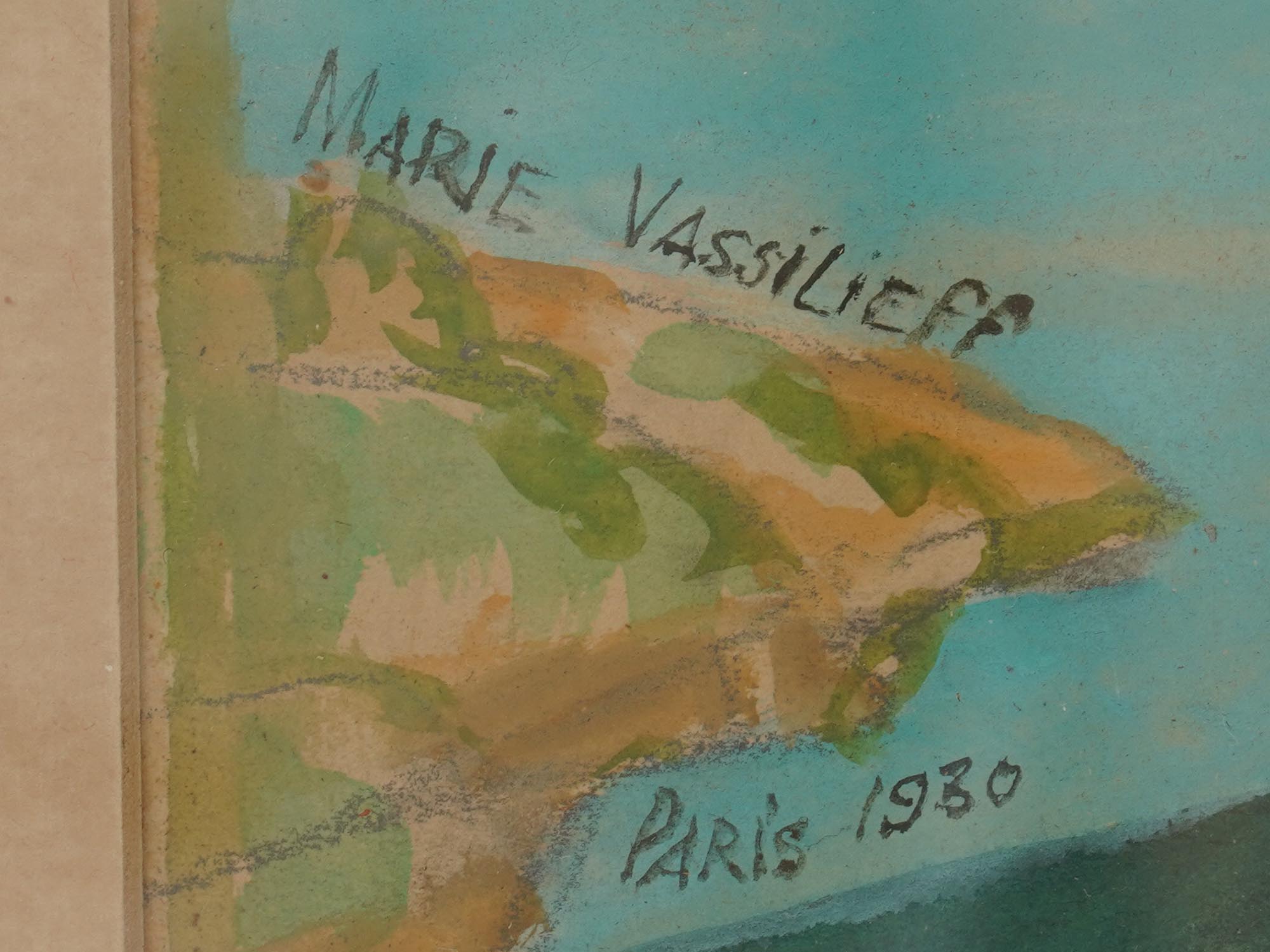 RUSSIAN WATERCOLOR PAINTING BY MARIE VASSILIEFF PIC-2